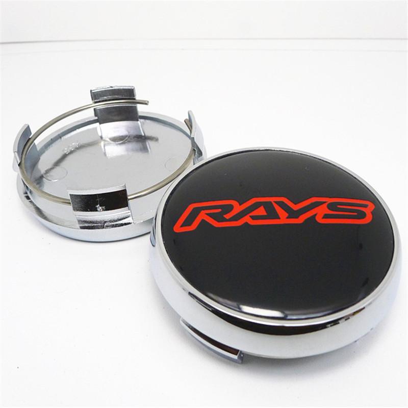 4pcs 65mm for Rays TE37 Wheel Center Cap Hub Cover Replacement Dust proof Rims Hubs Hubcaps Car Styling Accessories