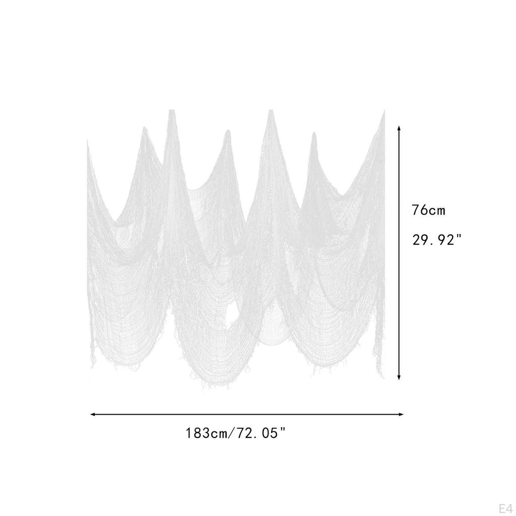 Creepy Halloween Fabric Decor for Spooky Home Atmosphere