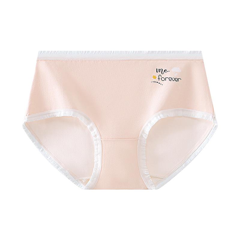 4 Pack Briefs Teenage Girls Cotton Underwear Comfort Stretchy Triangle Panties for Teens
