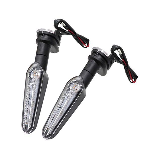 1 Pair LED Motorcycle Turn Signals, ABS Material, Color: As Shown