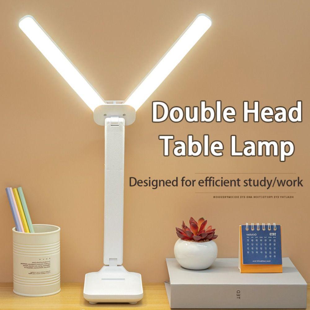 3 Levels Dimmable LED Desk Lamp Touch Control Foldable Reading Light Desk Lighting