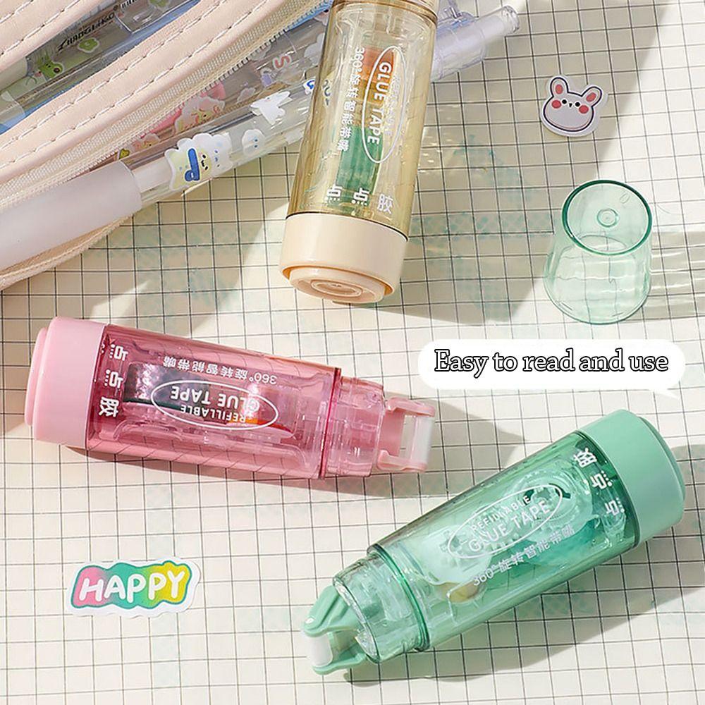 Eraserable Dispensing Glue Correction Belt Type Double-Sided Glue Cute Dispensing Pen  for Students