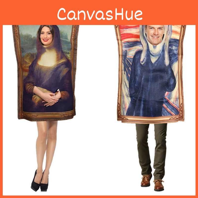 Mona Lisa Cosplay Kostüm Aus Polyester Für Mottopartys Und Bühnenauftritte