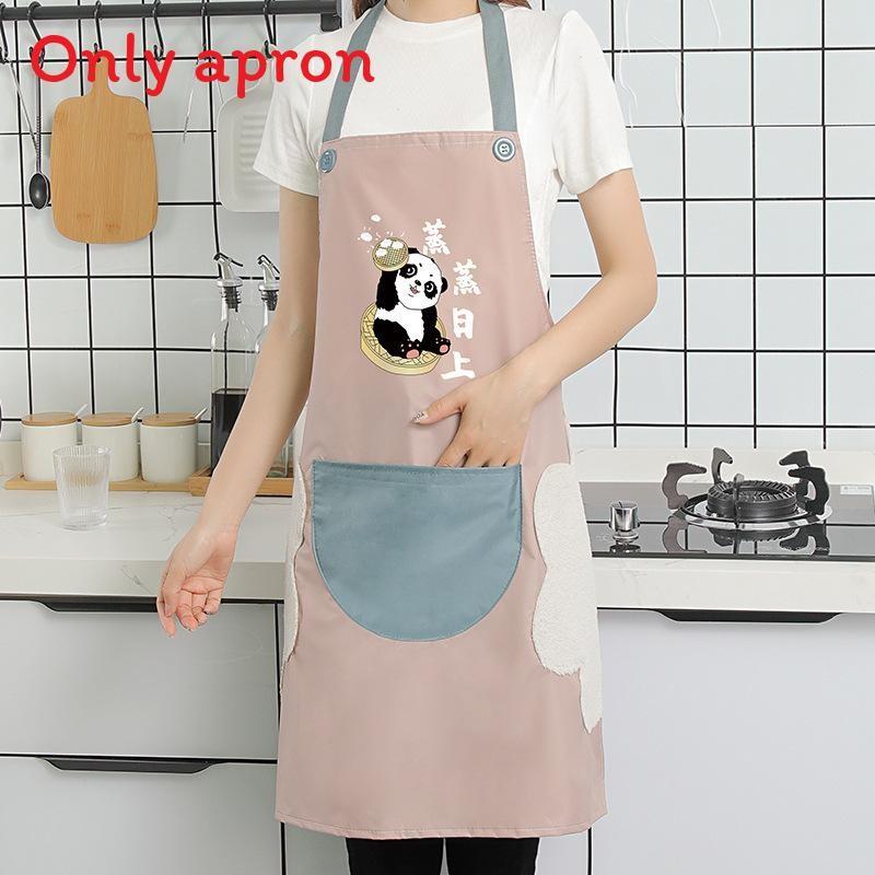 Dinosaur Waterproof Pvc Apron For Women Children Kitchen Cooking Splashresistant Apron