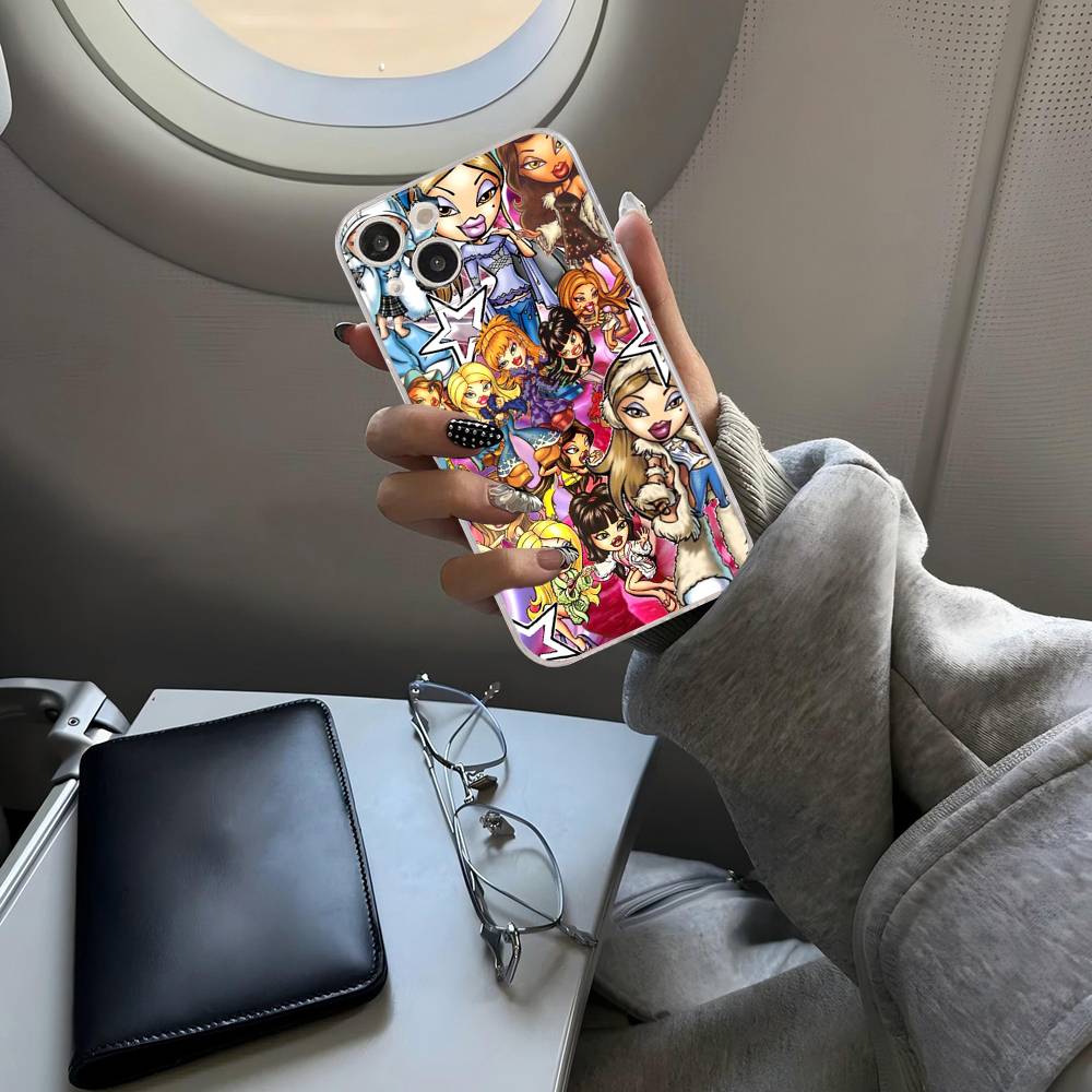 B-Bratzs Phone Case For iPhone 17 16 15 14 13 11 12 Pro Max 16 Plus Transparent