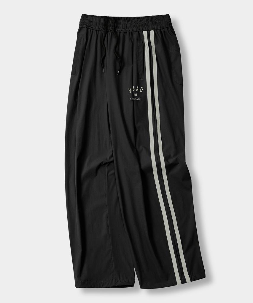 Dimiteulibeullaeg [Summer] Vlad One-Pleat Curved Track Pants_Ripstop 3 Colors