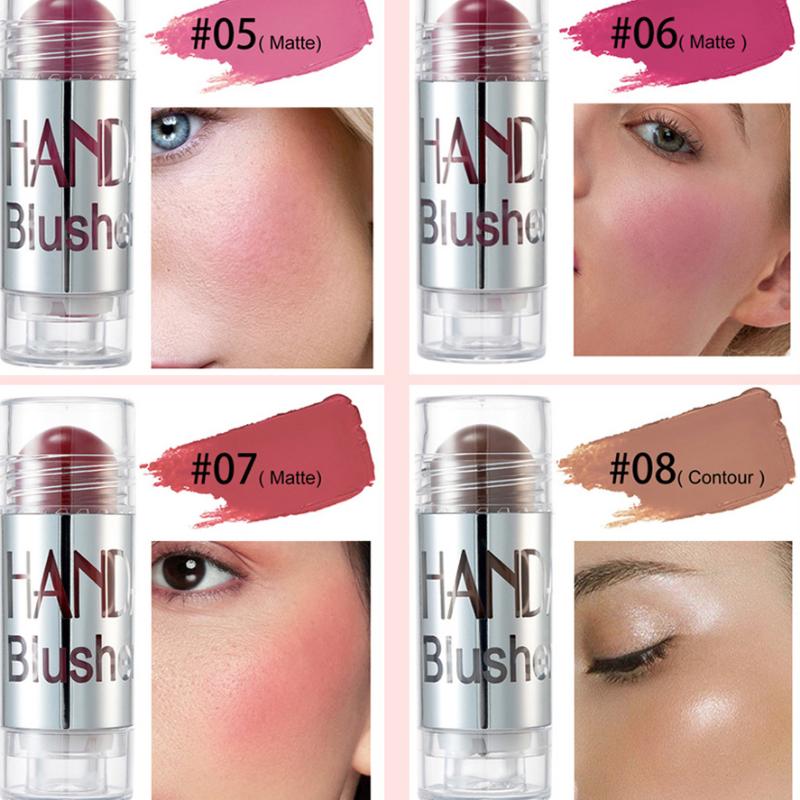 Moisturizing Rouge Pen Solid Paste Chubby Crayon Blush Stick