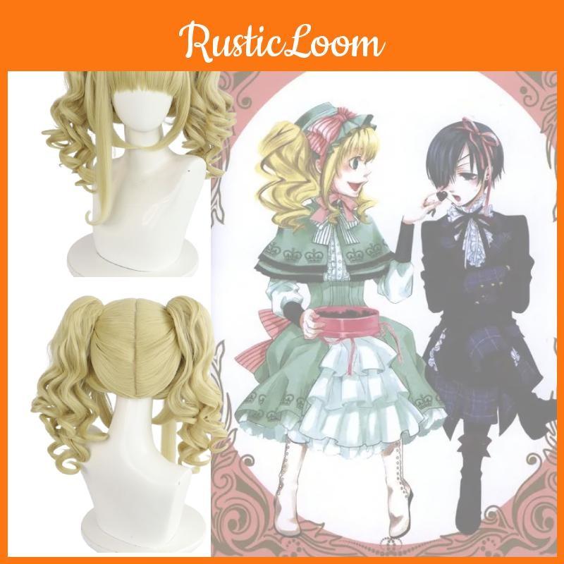 Elizabeth Black Butler Ethel Cordelia Midford Cosplay Costume Wigs Supplies