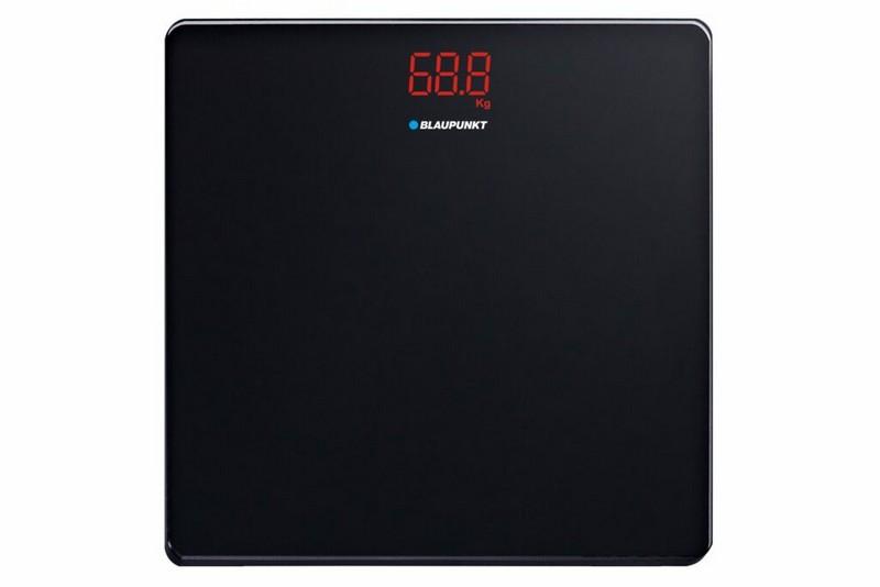 BLACK BATHROOM SCALE, MAX 150KG - BP-BSP201