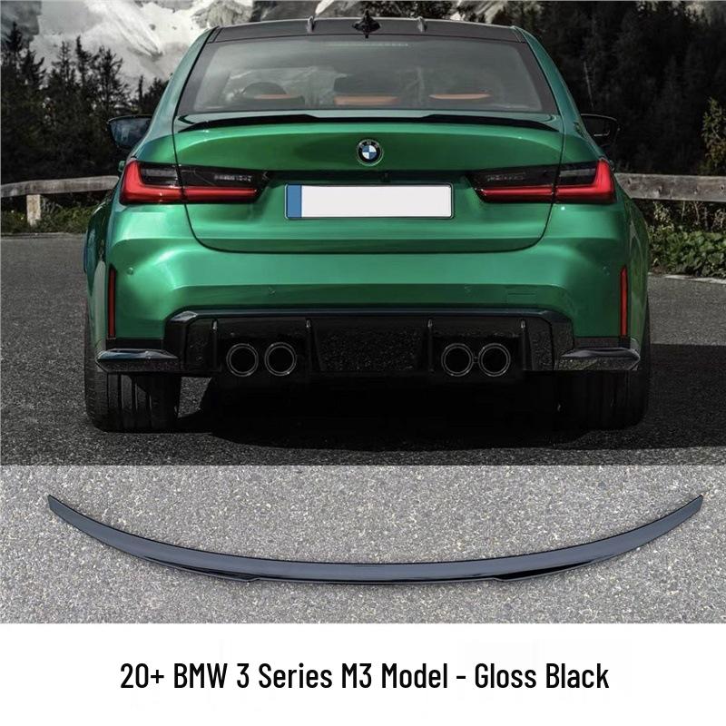BMW 2023 New 3 Series MP Style Front Lip Bumper, Bright Black