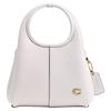 Lana Polished Pebble Leather Handbag Small Women's Chalk White CCY32-B4HA