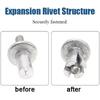 Aluminum Alloy Expansion Rivets Hammer Drive Expansion Rivet Knock Type Stainless Steel Rod Screws Nails Fasteners Hardware Tool