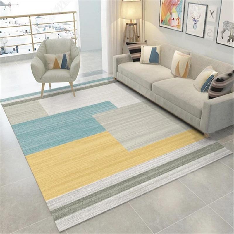 Minimalist Style Rug Luxurious Non-Slip Living Room Carpet Sofa Mat Bedroom Floor Covering Traditional Home Decor Mat Fashion