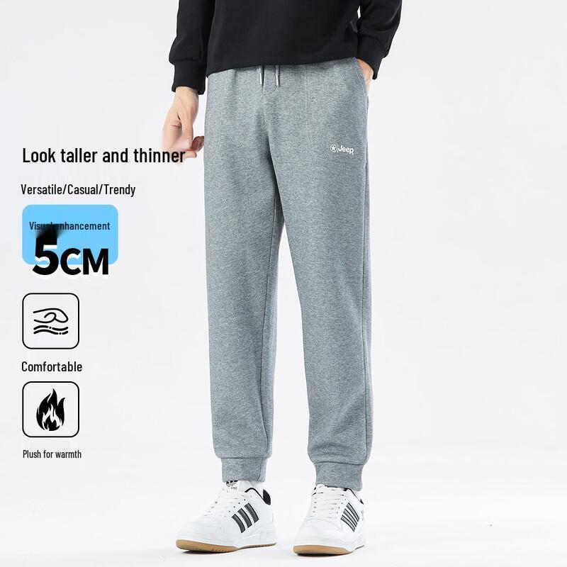 JEEP Men s Fleece-Lined Casual Jogger Pants L