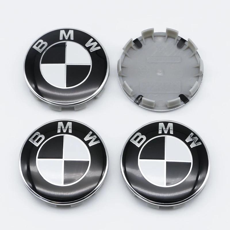For BMW M 4Pcs 56MM 68MM Car Wheel Center Cap Hub Covers For BMW M Logo E84 E83 X1 X2 X3 F48 G01 X4 X5 X6 Badge Auto Tuning Accessories