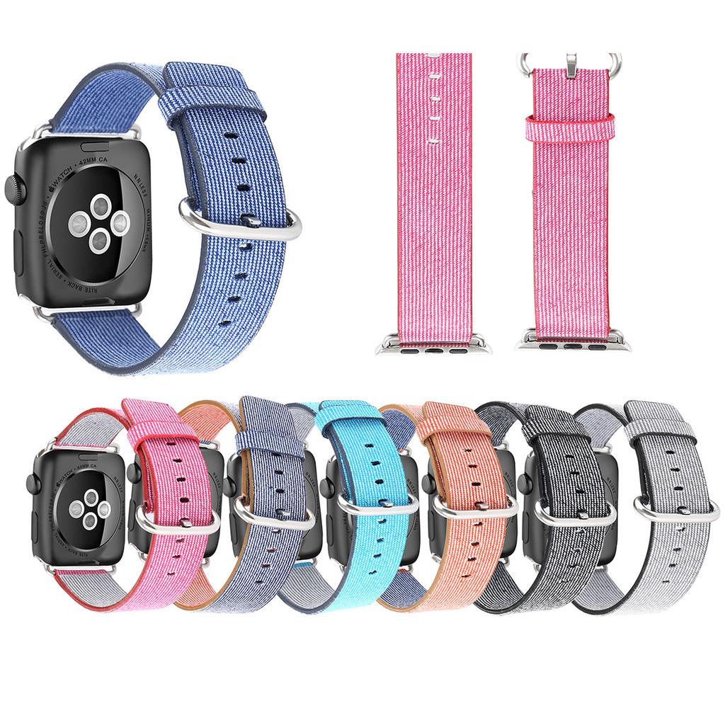For Apple Watch Multi Color Woven Adjustable Strap For Fashionable Men And Women