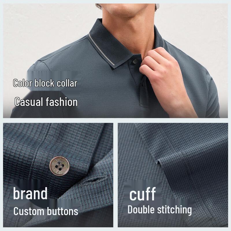 EMZ Men's Short-Sleeved Polo Shirt