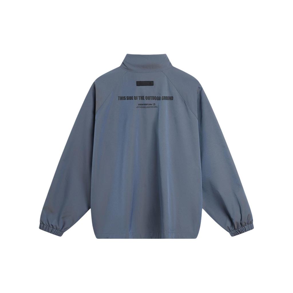 Li-Ning CF Letter Print Stand Collar Pullover Jacket Men Jacket Laser-Colorful AJDU251-1