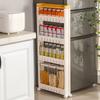 Super-Schlankes 9-10cm Schmaler Spalt Aufbewahrungsschrank - Platzsparender Schlanker Organizer für Küche Badezimmer Schlafzimmer