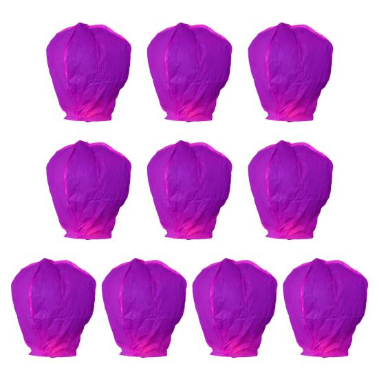 Yousheng 10 Pcs Paper Lanterns Large Chinese Lanterns To Write Messages Miniature Hot Air Balloons for Outdoor Events Celebrations