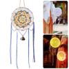 Floral Lantern with Pearls and Ribbon MidAutumn Festival Handheld Toy Kids Led Lights New Year Night Market Stall