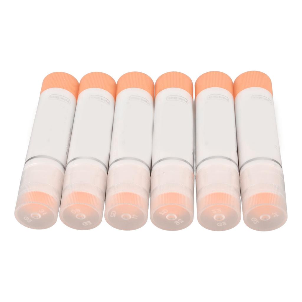 6-teilige Farbstifte, schnelltrocknend, waschbar, lebendige, reine Farbe, einfach zu verwendende Farbstifte zum Ausmalen