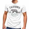 Neverless® Men's California Summer Summer Golden State USA Bear Bear T-Shirt-