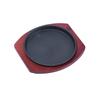 ZISIZ Cast Iron Teppanyaki Grill Pan