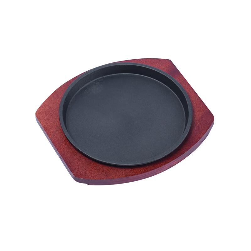 ZISIZ Cast Iron Teppanyaki Grill Pan