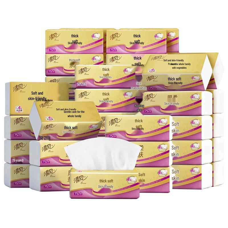 Qingfeng Thick & Soft 4-Ply Facial Tissues