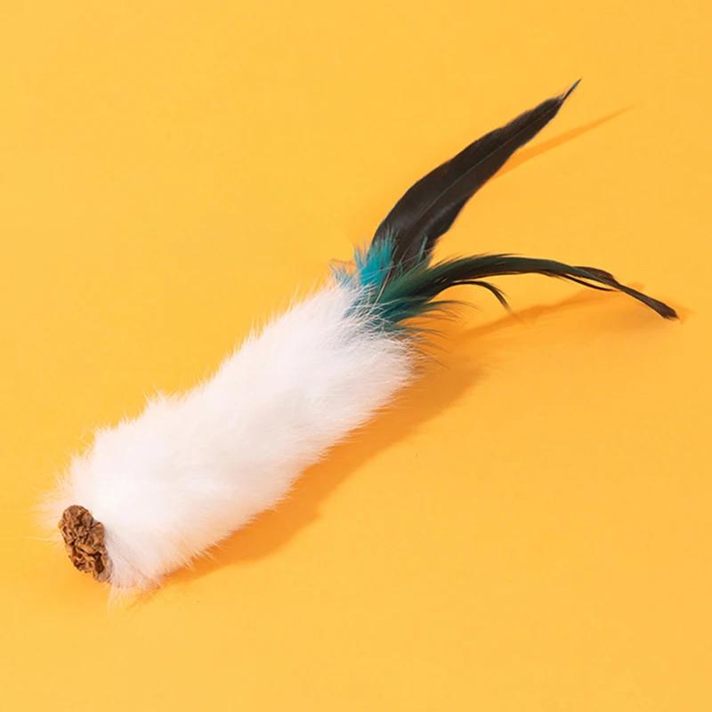 

Игрушки для жевания кошек Интерактивные молярные игрушки из натурального кроличьего меха Игрушки из плодов галлов Игрушка-дразнилка для кошек Очищение рта Игрушка для питомца Принадлежности для питомцев Аксессуары белый