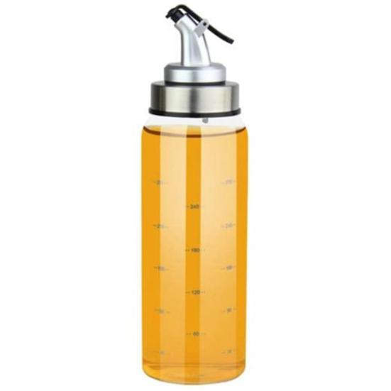 180/300/500ML Oil Glass Bottle Leak-proof High Temperature Resistant Scale Refillable Soy Sauce Vinegar Olive Oil Condiment Dispenser for Kitchen