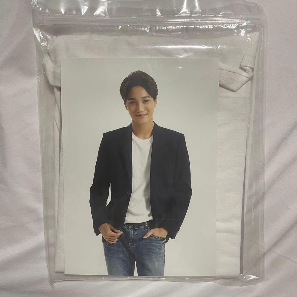 [USED] Official EXO Kai Jersey Number T-Shirt / Uniform Merchandise Bromide Trading Card