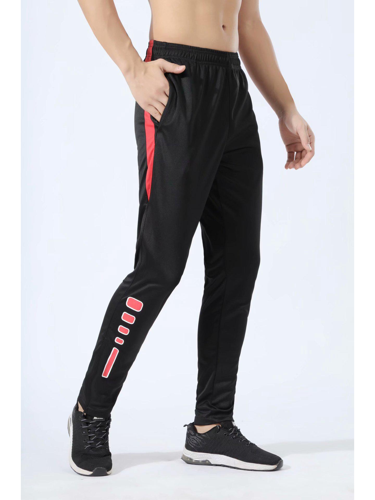 

Мужские быстросохнущие зауженные брюки: Осенний фитнес, бег, футбол, велоспорт - дышащий и свободный крой L(160-165CM)