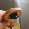 1Magnetic Bottle Opener Wooden Beer Refrigerator Magnetic Sticker Cute Mini Pizza Pan Bottle Opener