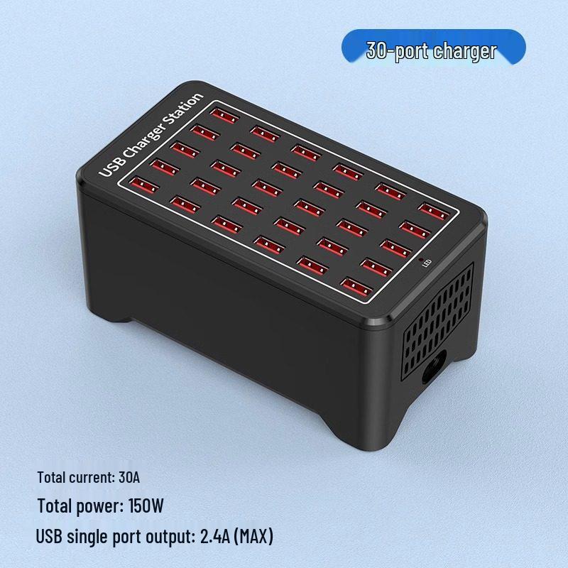 Multi-port Fast USB Charger: Smart Multi-hole Desktop Station for Charging Multiple Devices