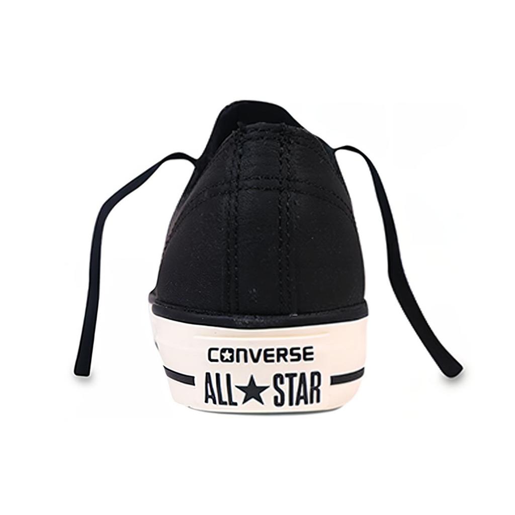 Converse Chuck Taylor All Star Leather Casual Slip Resistant Durable Low Top Skate Shoes Women Sneakers Black 551535C