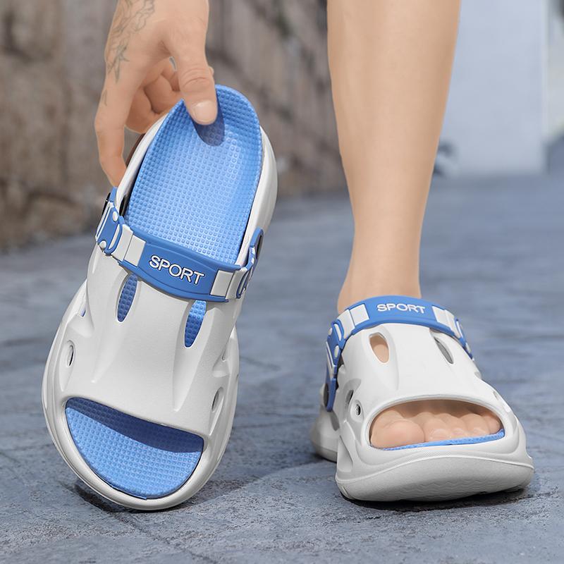 Fashion CYYTL Mens Slippers Casual Summer Outdoor Beach Shoes Sandals Walking Slides Comfort Lightweight Designer Fashion Leather Luxury
