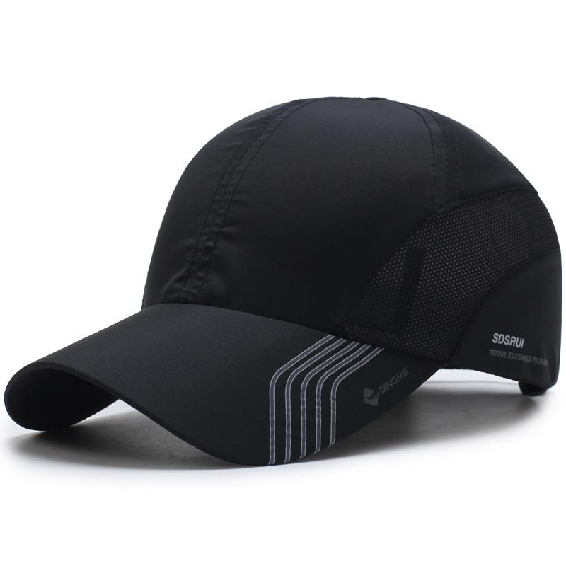 Summer Mesh Baseball Caps For Men Outdoor Sports Quick Drying Sunhat Unisex Solid Cycling Hats Women Print Sunscreen Cap New