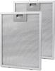 5-Layer Aluminum Mesh Range Hood Replacement Filter, Gray 2PCS