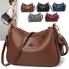 Women's Double-Layer Large Capacity Soft Leather Crossbody Bag - One-Shoulder High-End Underarm Design
