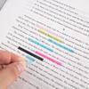 300Pcs Color Stickers Transparent Fluorescent Sticky Note Flags Very Thin Strip Sticker Writable Color Transparent Notes