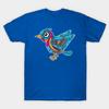 Unisex Fashion TShirt Mechanical Bird Print TShirt Plus Size S-5XL T-Shirt 100%Cotton Tops O Neck Short Sleeve Tees