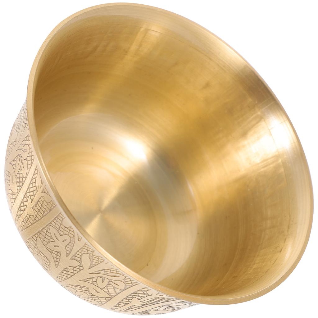 Měděná miska Dekorace Hladká hladká chrámová miska Chrámové domácí misky Mísa Nádobí na nádobí Články o vybavení domácích misek Nabídka dekorací misek