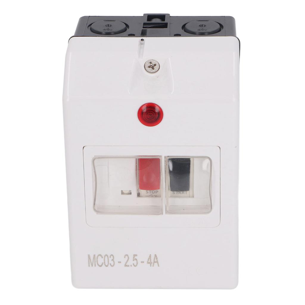 Motor Circuit Breaker IP55 Waterproof Motor Protector Switch with Signal Light 2.5‑4A 230 240V 400 415V 500V 690V