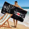 BJK Besiktas Print Strandlaken, Groot Zacht Sneldrogend Handdoek voor Strand Kamperen Zwemmen