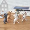 Charming Cat Figure Pen Holder Jewelry Stand And Earphone Support In Sturdy Pvc Material