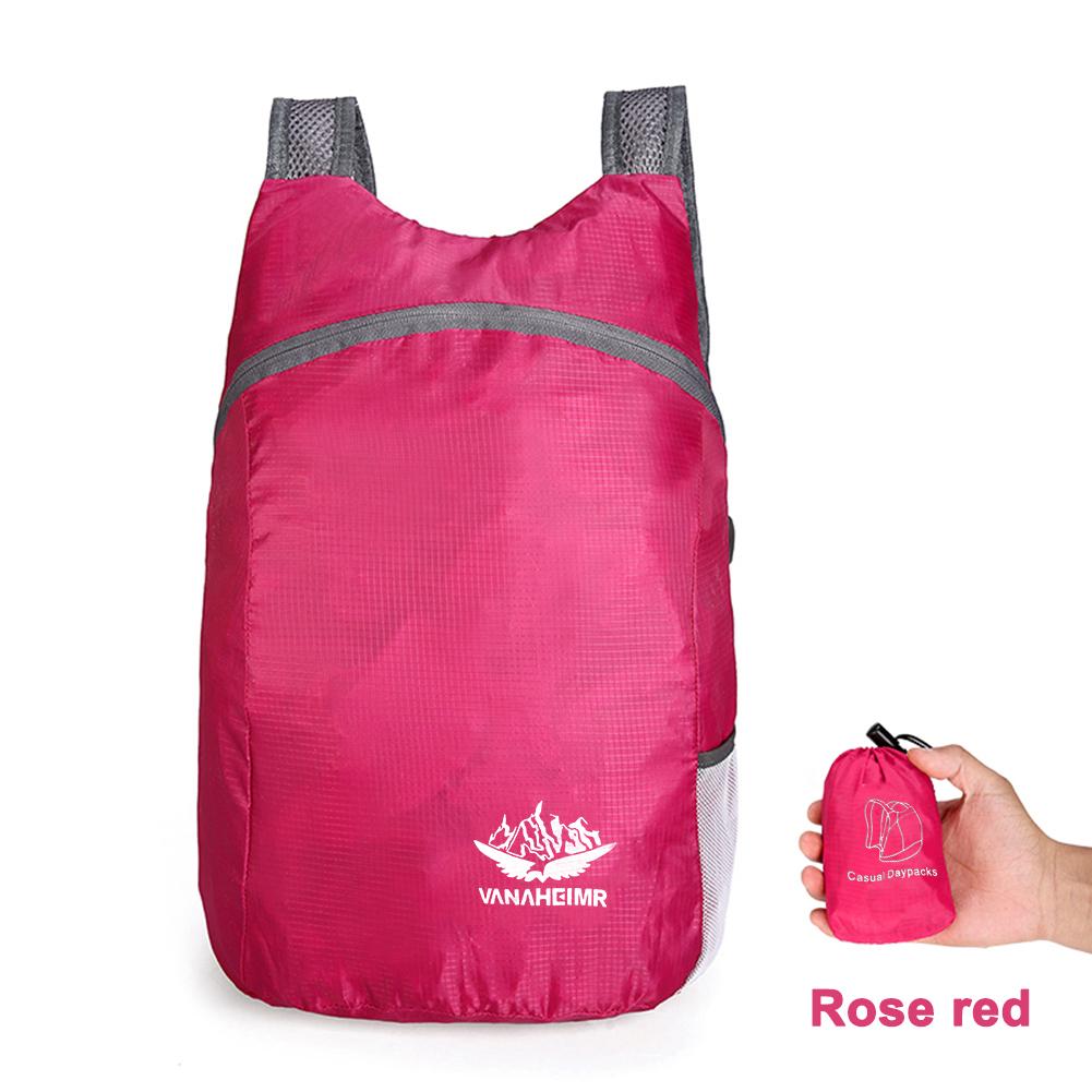 Foldable Outdoor Backpack Nylon Waterproof Hiking Travel Camp Running Rucksack