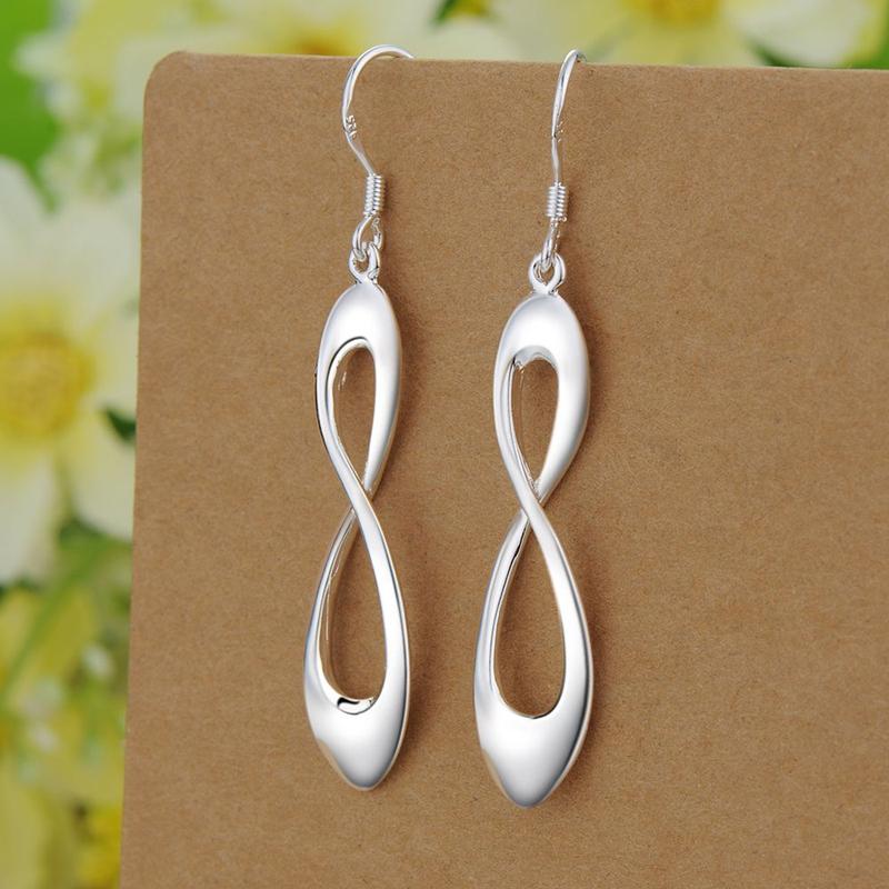 

925 Sterling Silver Earrings Hot Tassel For Women Exquisite Student Girlfriend Jewelry Accessories Wedding Fashion Gift