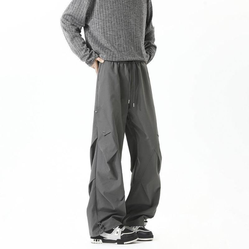 

Весенне-летние ретро повседневные брюки мужские и женские комбинезоны повседневные мужские брюки модные брюки универсального дизайна 3XL170-185/90 kg or so темно-серого